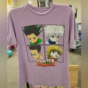 Hunter Lavender Anime Character Grid Tee